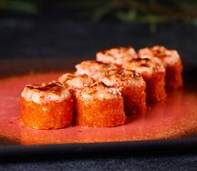 Ролл запеченный с креветкой