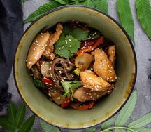 Лапша Соба терияки с курицей