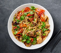Wok удон с цыпленком