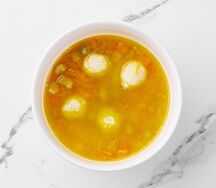 Рисовый суп с фрикадельками