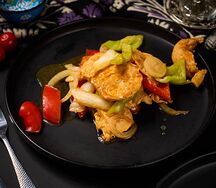 Джиз по-бухарски из курицы