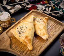 Самса из рубленой курицы