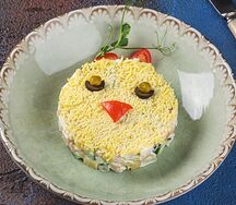 Салатик с курочкой Цыпа