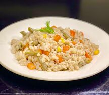 Перловка с овощами