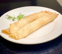 Блинчик с ветчиной и сыром