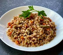 Гречка с овощами