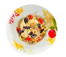 Паста с креветками