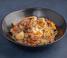 Рис с морепродуктами