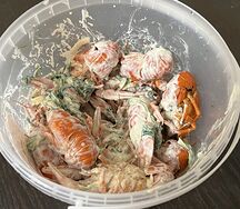 32. Раки крупные в белом соусе по-тайски