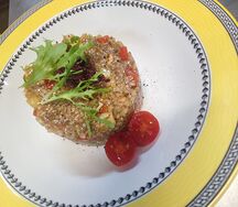 Тяхан с курицей