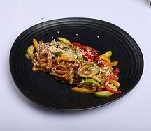 Удон с овощами