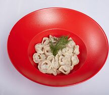 Пельмени домашние со сливочным маслом