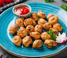 Пельмени жареные