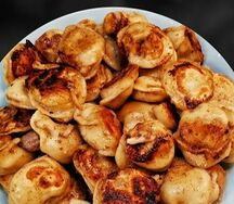 Пельмени жареные