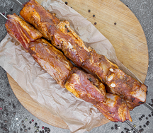 Свиные ребра маринованные