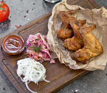 Шашлык из куринных крылышек