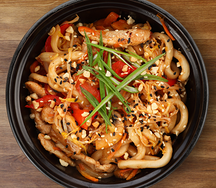 Лапша с курочкой по-кантонски