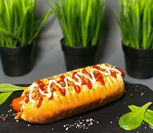 Хот-дог с венской сосиской