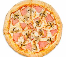 Ветчина и грибы пицца