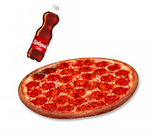 Пепперони и напиток