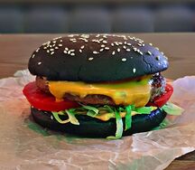 Черный бургер