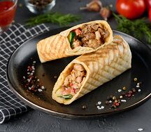 Шаурма с курицей большая