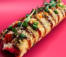 Дог с лососем