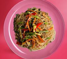 Фунчоза овощная с соусом Терияки