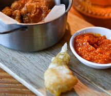 Судак фри с домашним кетчупом