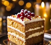 Медовый торт с карамельным топпингом