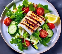 Филе кальмара на гриле