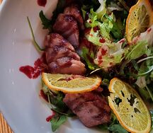 Салат с утиным филе