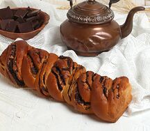 Косичка с шоколадом