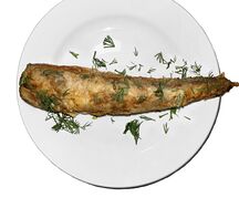 Минтай жареный
