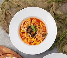 Паста азиатская с морепродуктами