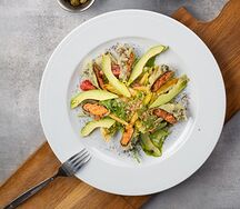 Салат с риетом из нерки