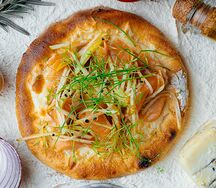 Мини-лосось терияки, яблоко