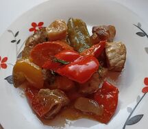 Свинина в кисло-сладком соусе