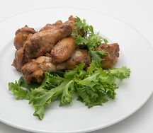 Крылышки куриные жареные