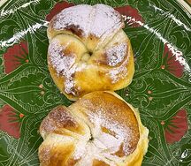 Булочка с творогом