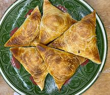 Самса из курицы халяль