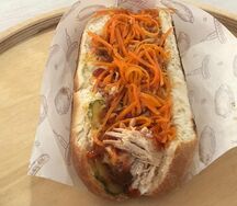 Хот-дог с мясом