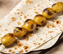 Картофель на мангале