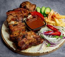 Шашлык из ребер свинины