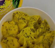 Десерт Маракуйя - ананас- апельсин - чиа