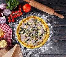 Ветчина и грибы