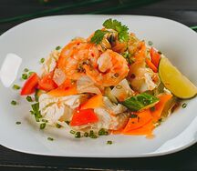 Ям талай с морепродуктами