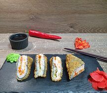 Темпурный сэндвич с крабом