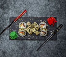 Ролл Аляска с лососем