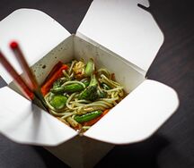 Рамен с курицей в терияки мини